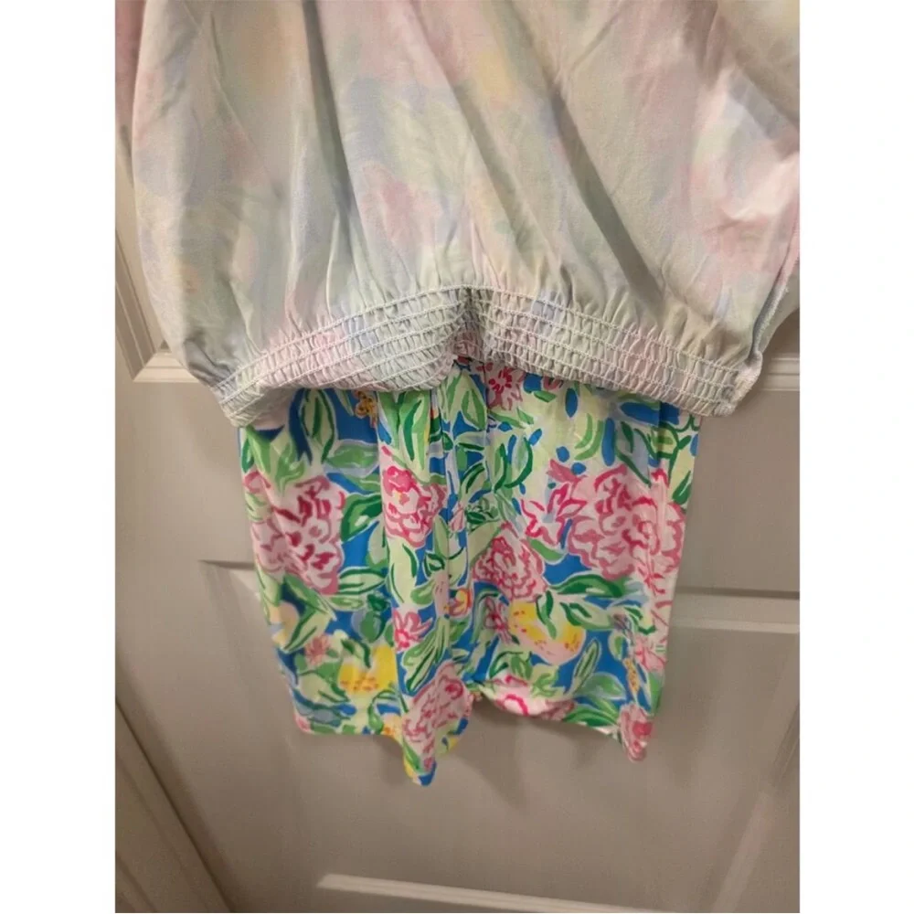 NWT Lilly Pulitzer Shirelle Skirted Romper Sz XL Grove Garden Beachy Resortwear - Picture 8 of 9